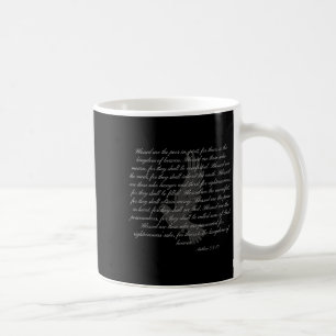 Sermon On The Mount The Beatitudes Matthew 5_3-10  Coffee Mug