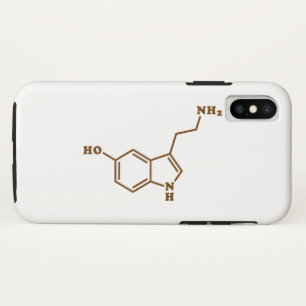 Serotonin Molecular Chemical Formula Case-Mate iPhone Case