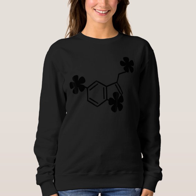 Serotonin Molecule School Psychologist Special Edu Sweatshirt (Front)