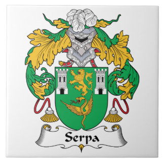 Serpa Family Crest Tile