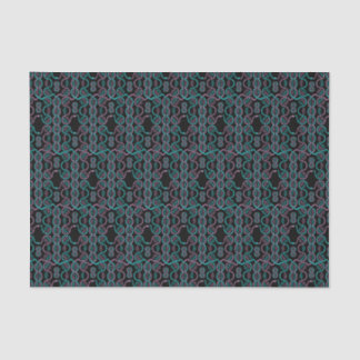 Serpent Chasing Tail Seamless Pattern Tissue Paper