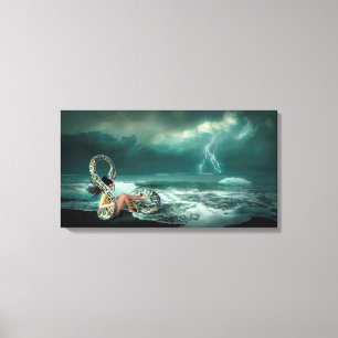 Serpent Love Canvas Print