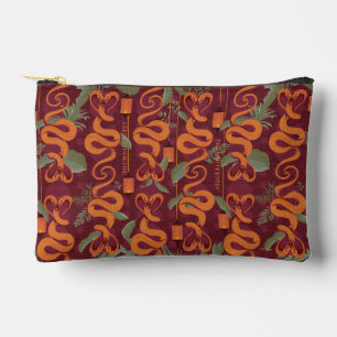 Serpent Luxe Pattern - The White Lotus Accessory Pouch