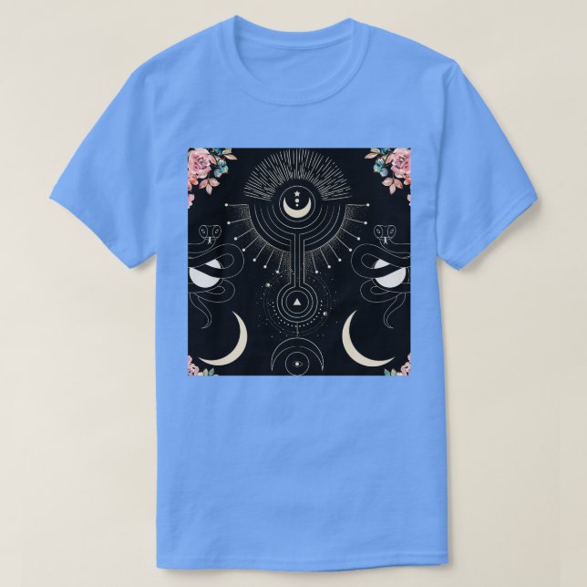 Serpent Moon T-Shirt (Design Front)