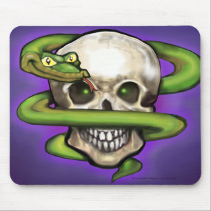 Serpent n Skull Mouse Pad