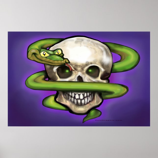 Serpent n Skull Poster (Front)