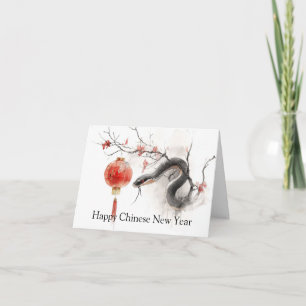 Serpent of the Orient Chinese New Year Card