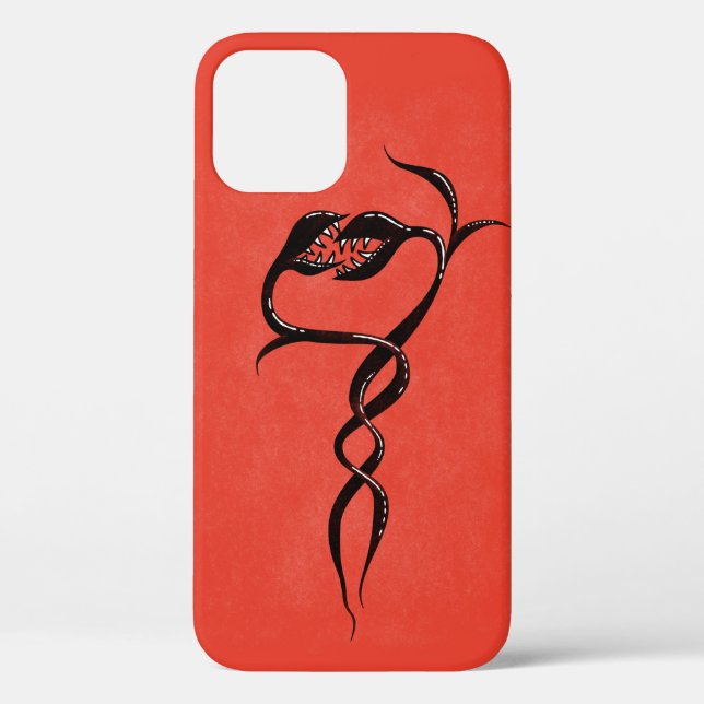 Serpent Plants In Love Sharp Teeth Gothic Case-Mate iPhone Case (Back)