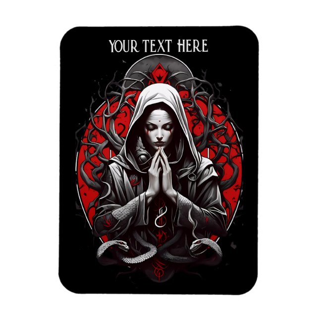 Serpent Priestess of the Shadow Grove Magnet (Vertical)