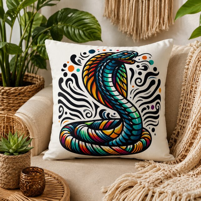 Serpentine Comfort: Cobra-Shaped Pillow for Exotic (Serpentine Comfort: Cobra-Shaped Pillow for Exotic)