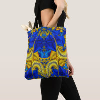 Serpentine Sapphire Blue Avatar Tote Bag
