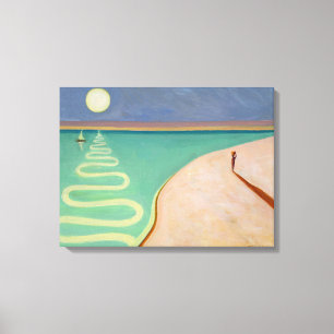 Serpentine Sunset 2004 Canvas Print