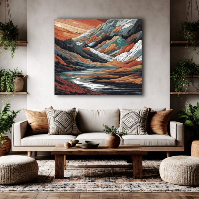 Serpentine Valley Canvas Print (Creator Uploaded)