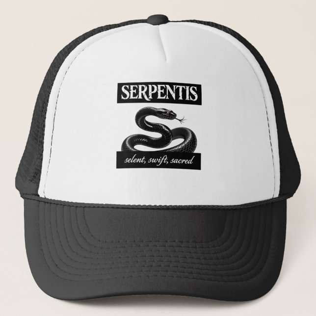 SERPENTIS Venomous Snake Trucker Hat (Front)