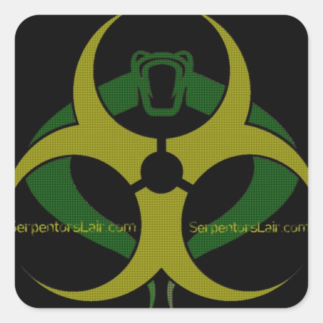 Serpentor's Lair Toxic Cobra Sticker Sheet (Front)