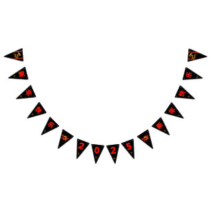 Serpent's Blessing 新年快乐 2025" Bunting