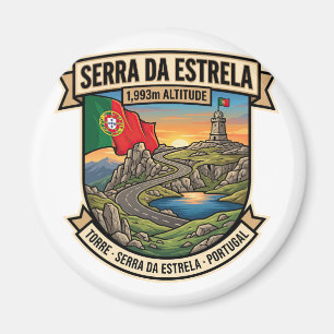 Serra da Estrela Portugal Alpine Route Magnet