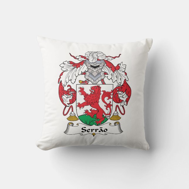 Serrao Family Crest Cushion (Front)