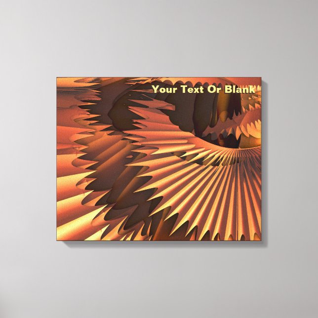 Serrations Canvas Print (Front)