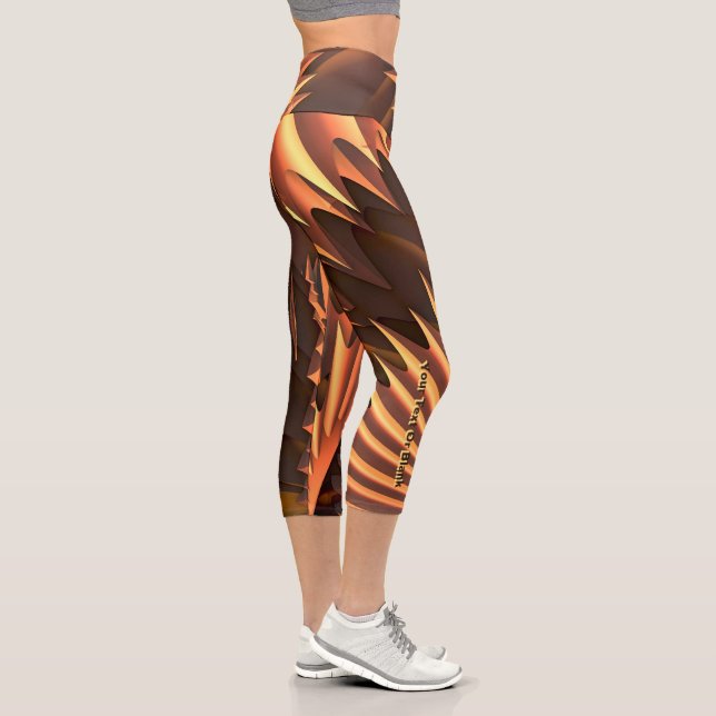 Serrations Capri Leggings (Right)