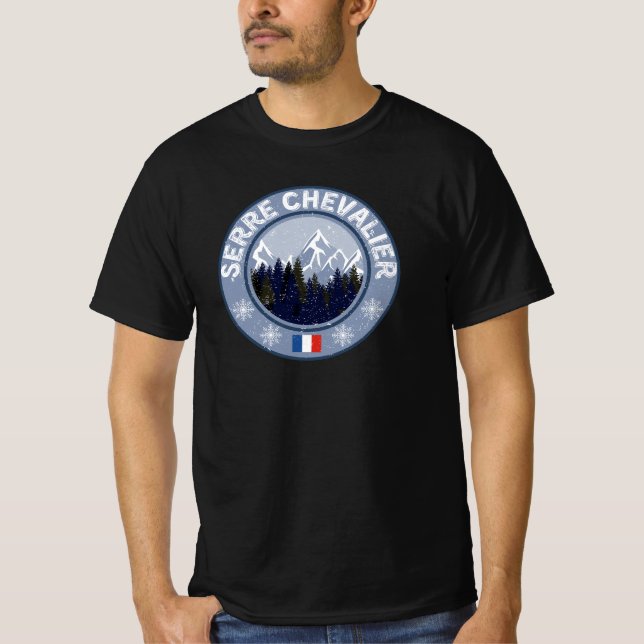 Serre Chevalier Ski Resort T-Shirt (Front)