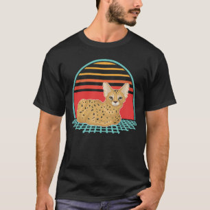 Serval Cat vintage Sogga meme T-Shirt