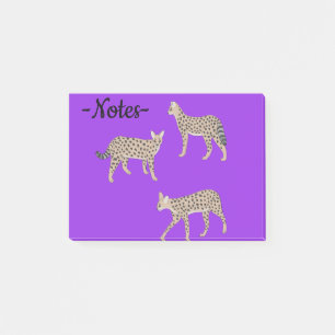 Serval Cats  Post-it Notes