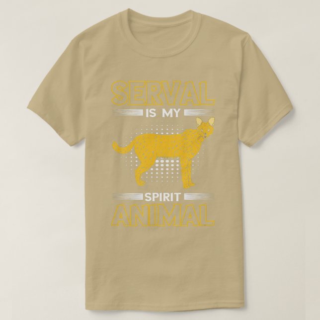 Serval Spirit Animal African Wildcat Serval Cat Wi T-Shirt (Design Front)
