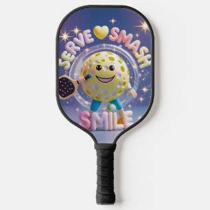Serve. Smash. Smile. – Cute Kawaii Pickleball Desi Paddle