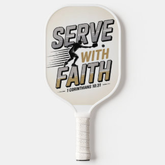 Serve With Faith Christian Pickleball Paddle