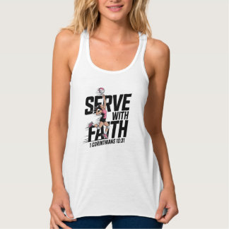 Serve With Faith Womens Volleyball Singlet