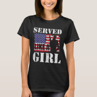 Served Like A Girl Female Women Veterans Day