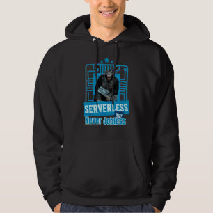 Serverless Funny Monkey Developer Humour Hoodie