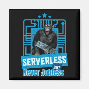 Serverless Funny Monkey Developer Humour Magnet