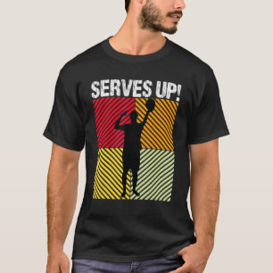Serves Up Power Spike Volleyball T-Shirt