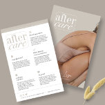 Service Aftercare Skincare Flyer<br><div class="desc">Simple and modern design for beauty aftercare flyers. Perfect for nurses, estheticians, skin clinics, aesthetics nurses, wellness providers, and beauty service providers, but it can also be used by different small business owners who want aesthetically pleasing flyers and brochures. Select the ''Edit using Design Tool'' to customise this design further....</div>