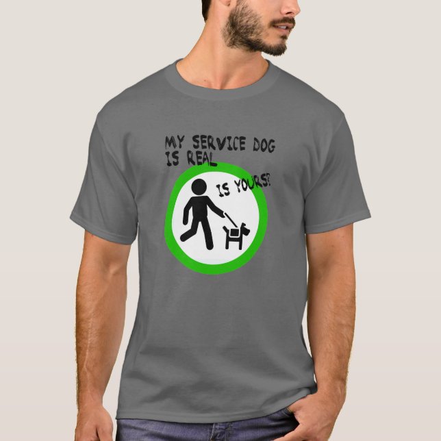 Service dog ADA T-Shirt (Front)