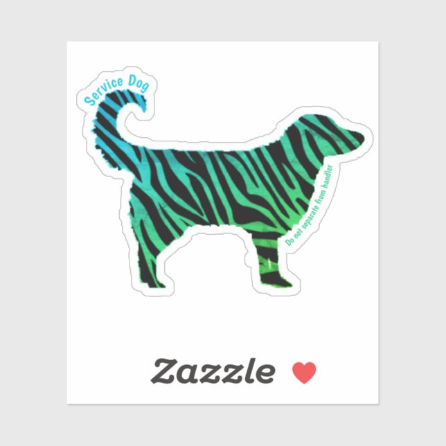 Service Dog, Do not separate from handler (Sheet)