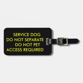 Service Dog ID Tag