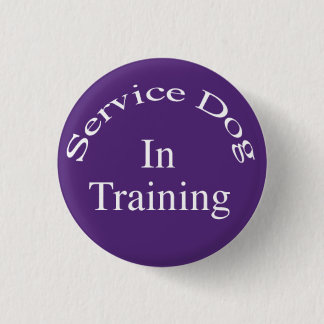 Service Dog In Training Button