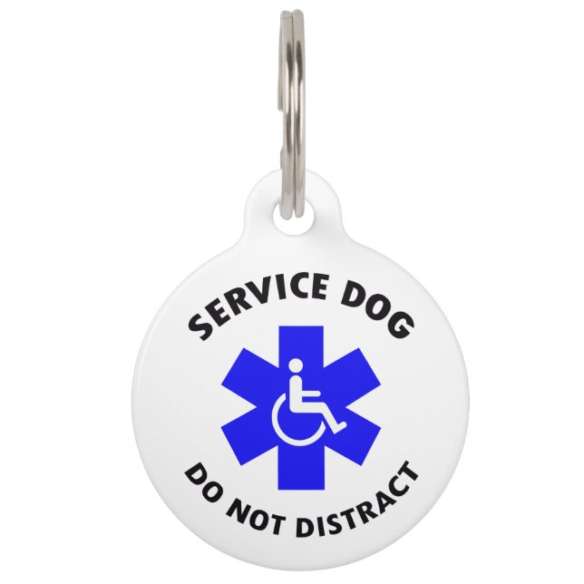 Service Dog Pet Tag (Front)