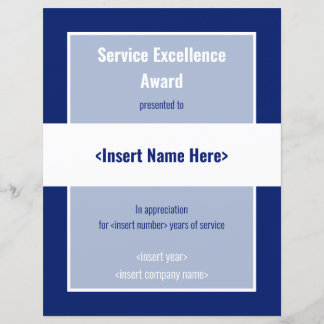Service Excellence Award