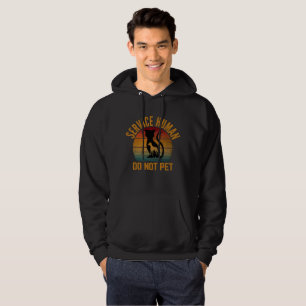 Service Human Do Not Pet T-Shirt Hoodie