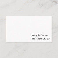 Service in Christian Manner