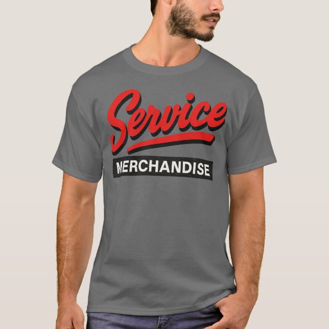 Service Merchandise Retro 80s T-Shirt (Front)
