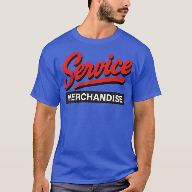 Service Merchandise Retro 80s T-Shirt (Front)