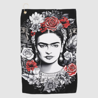 serviette de golf Frida Kahlo Towel