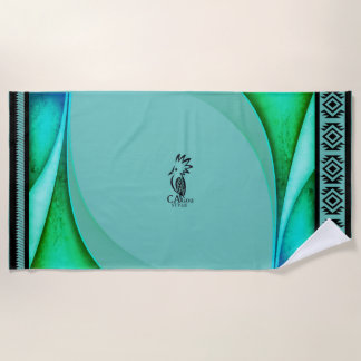 Serviette de plage  Lagon /Cagou Style Beach Towel