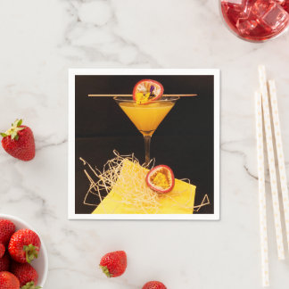 Serviette - Motive Cocktail Vodka Passion fruit Napkin