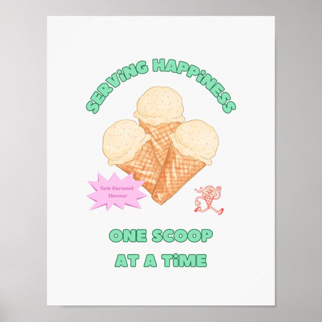 Serving Happiness Poster (Front)